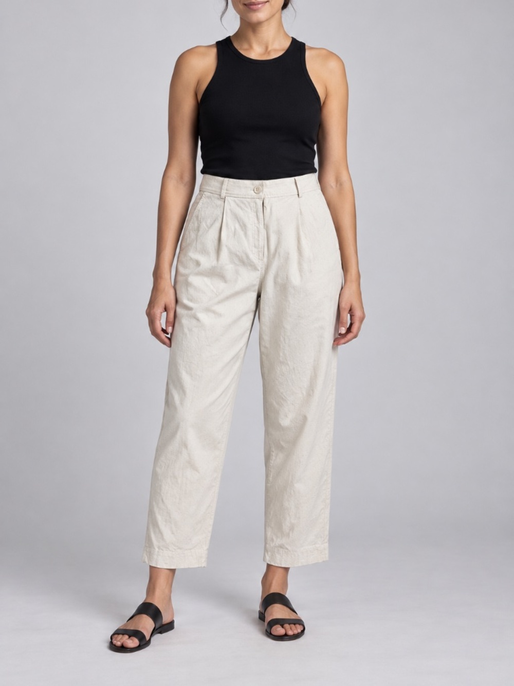 COS Women's Trouser Size 12 High Rise Straight Leg
